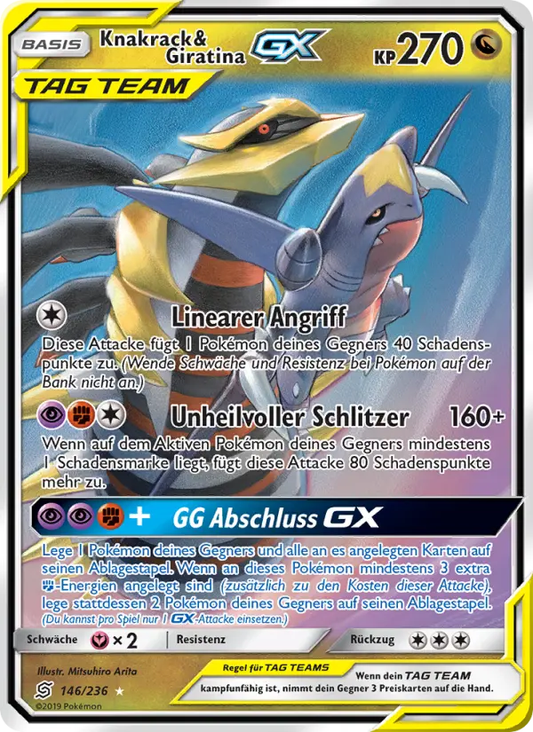 Knakrack & Giratina GX - 146