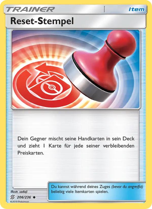 Reset-Stempel - 206