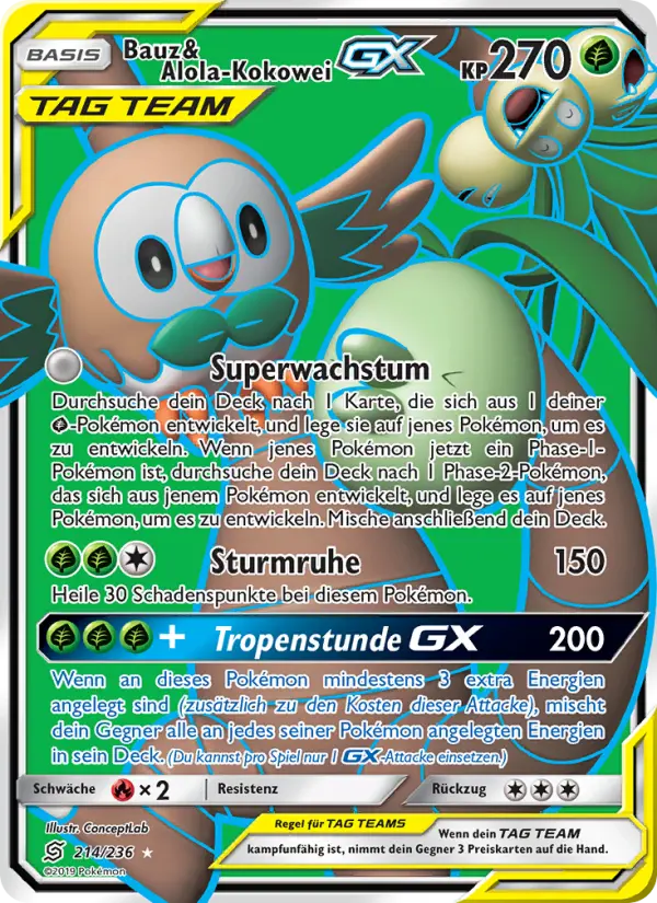 Bauz & Alola-Kokowei GX - 214
