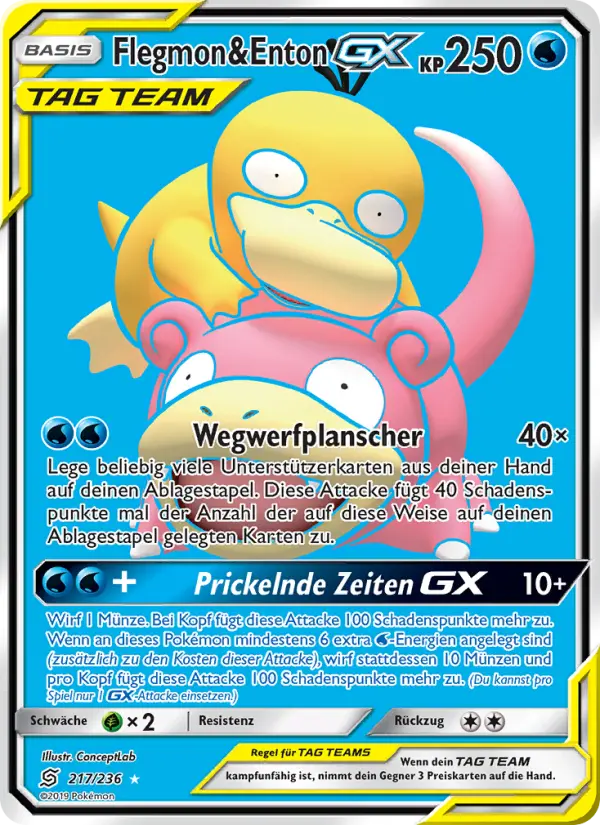 Flegmon & Enton GX - 217