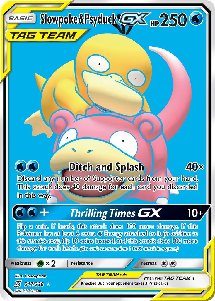Slowpoke & Psyduck GX - 217