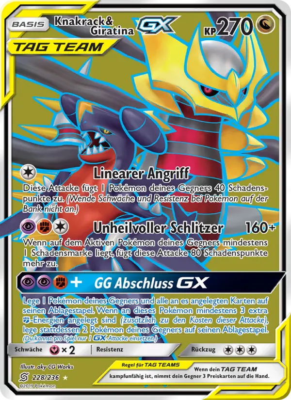 Knakrack & Giratina GX - 228