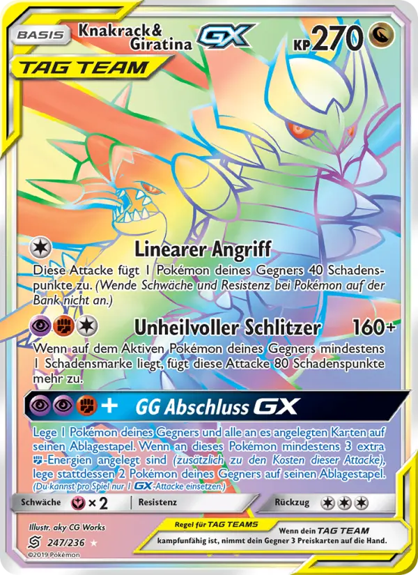 Knakrack & Giratina GX - 247