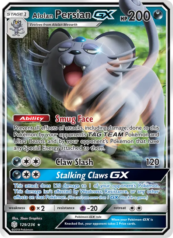 Alolan Persian GX - 129