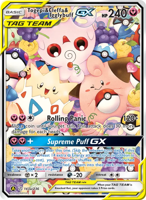 Togepi & Cleffa & Igglybuff GX - 143