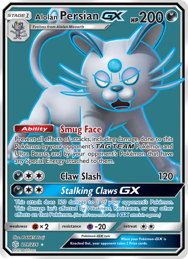 Alolan Persian GX - 219