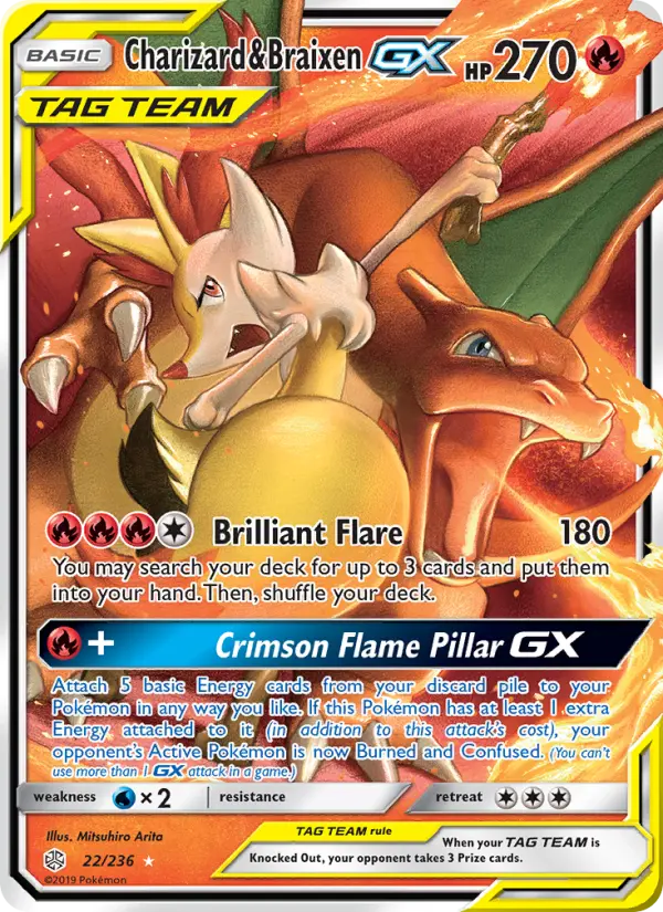 Charizard & Braixen GX - 22