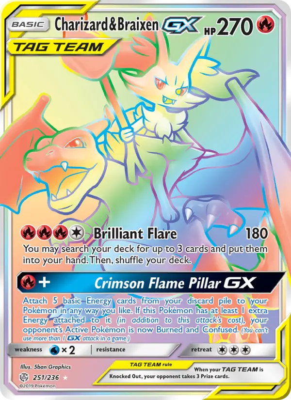 Charizard & Braixen GX - 251