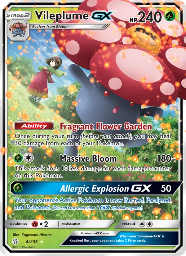 Vileplume GX - 4