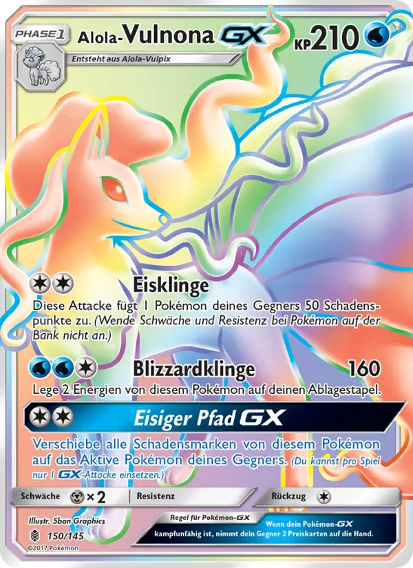 Alola Vulnona GX - 150
