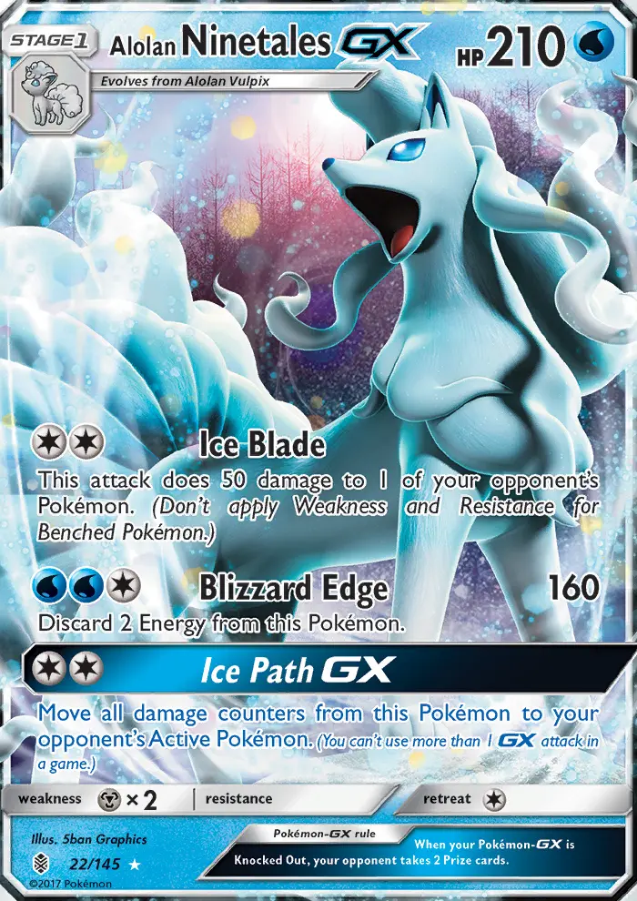 Alolan Ninetales GX - 22