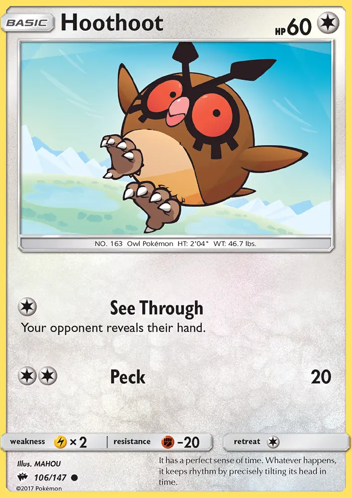 Hoothoot - 106