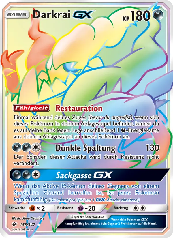 Darkrai GX - 158