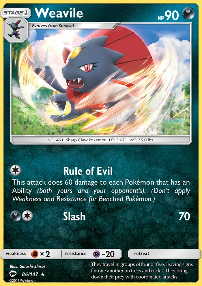 Weavile - 86