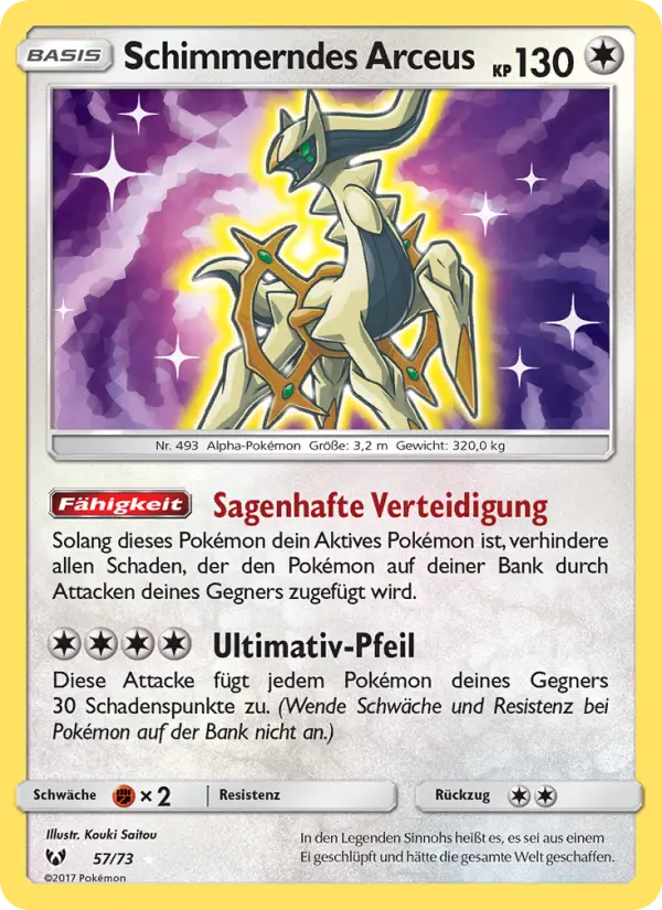 Schimmerndes Arceus - 57
