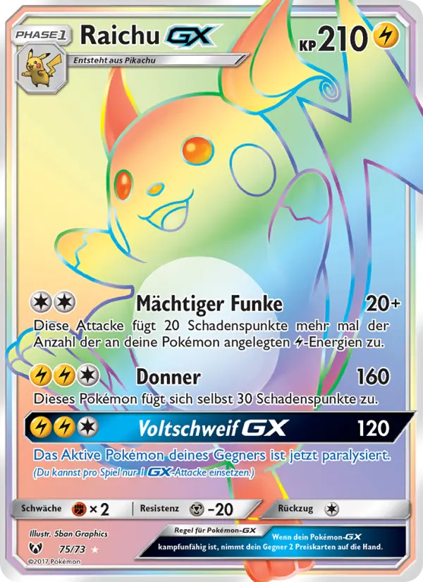 Raichu GX - 75
