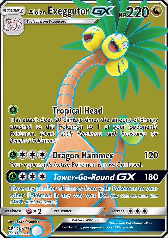 Alolan Exeggutor GX - 107