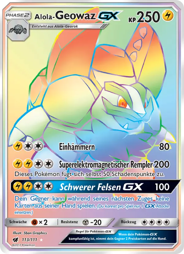 Alola-Geowaz GX - 113
