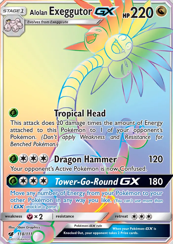 Alolan Exeggutor GX - 118