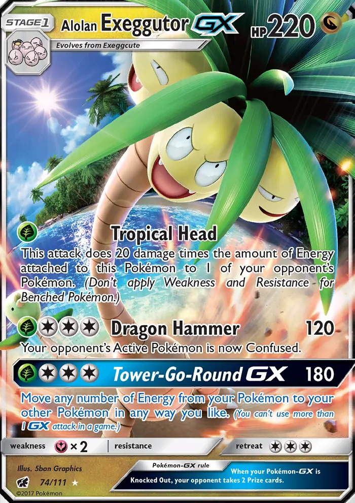 Alolan Exeggutor GX - 74