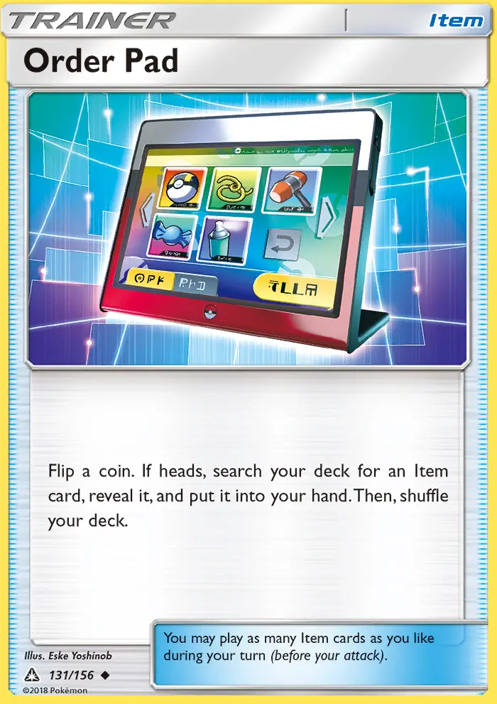 Order Pad - 131