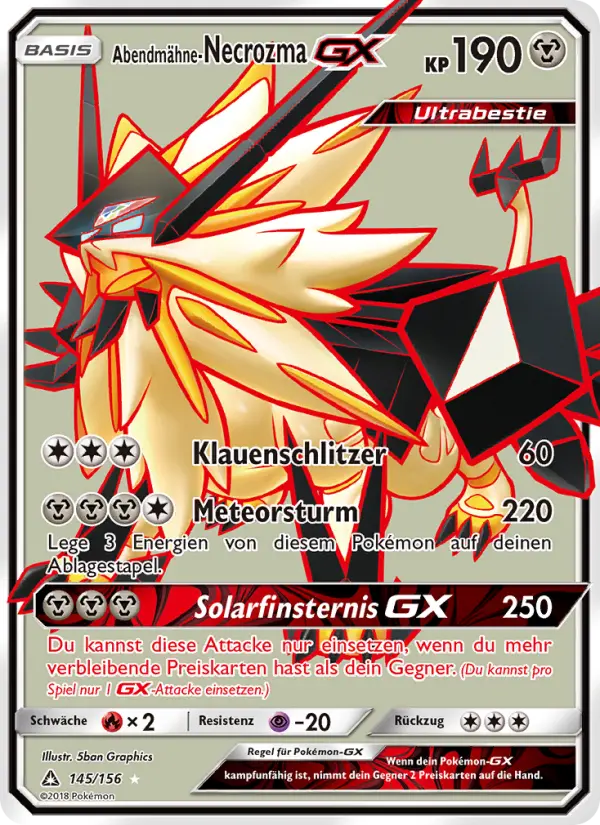 Abendmähne-Necrozma GX - 145
