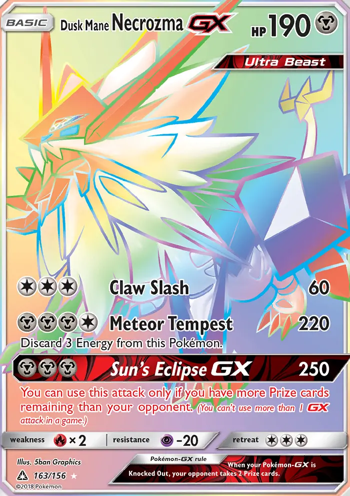 Dusk Mane Necrozma GX - 163
