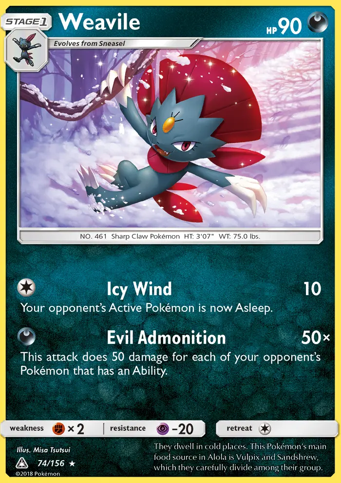 Weavile - 74