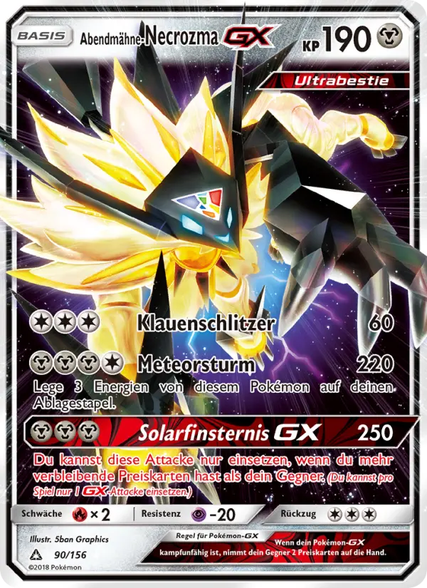 Abendmähne-Necrozma GX - 90