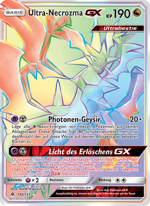 Ultra-Necrozma GX - 140