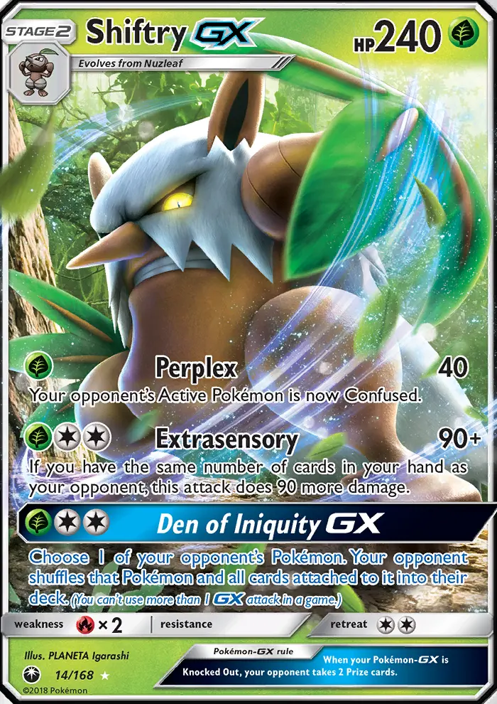Shiftry GX - 14