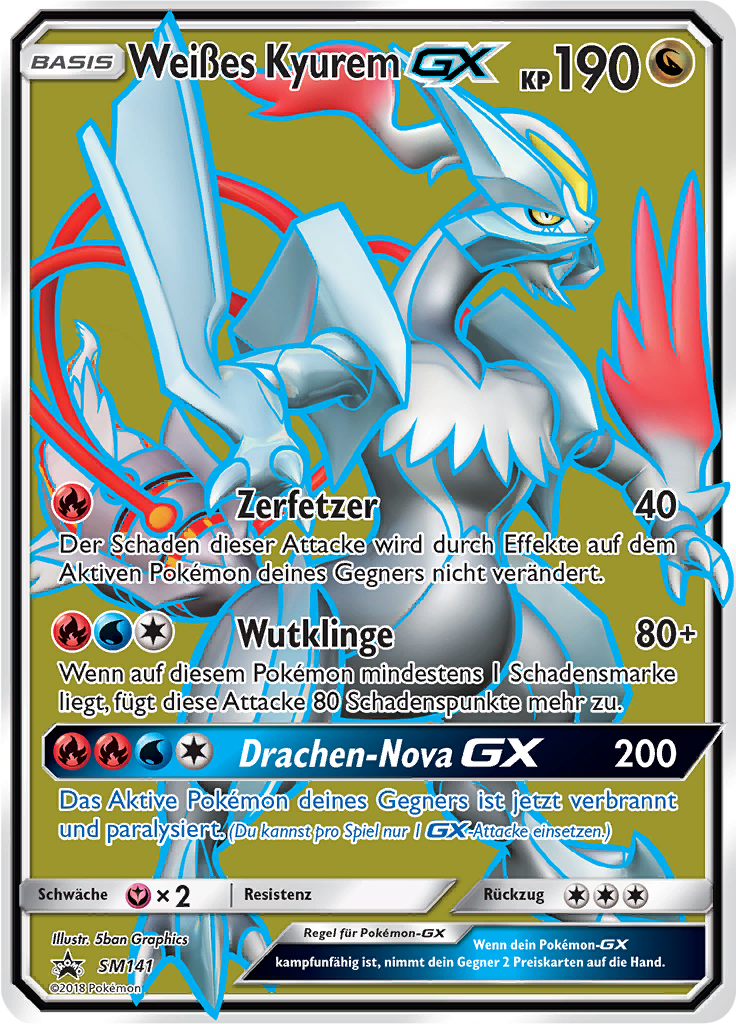 Weißes Kyurem GX - 74