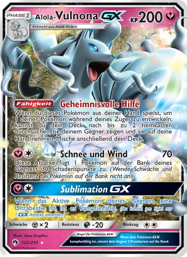 Alola Vulnona GX - 132