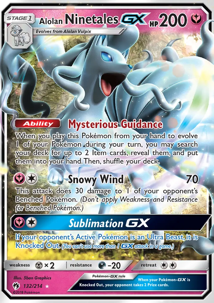 Alolan Ninetales GX - 132