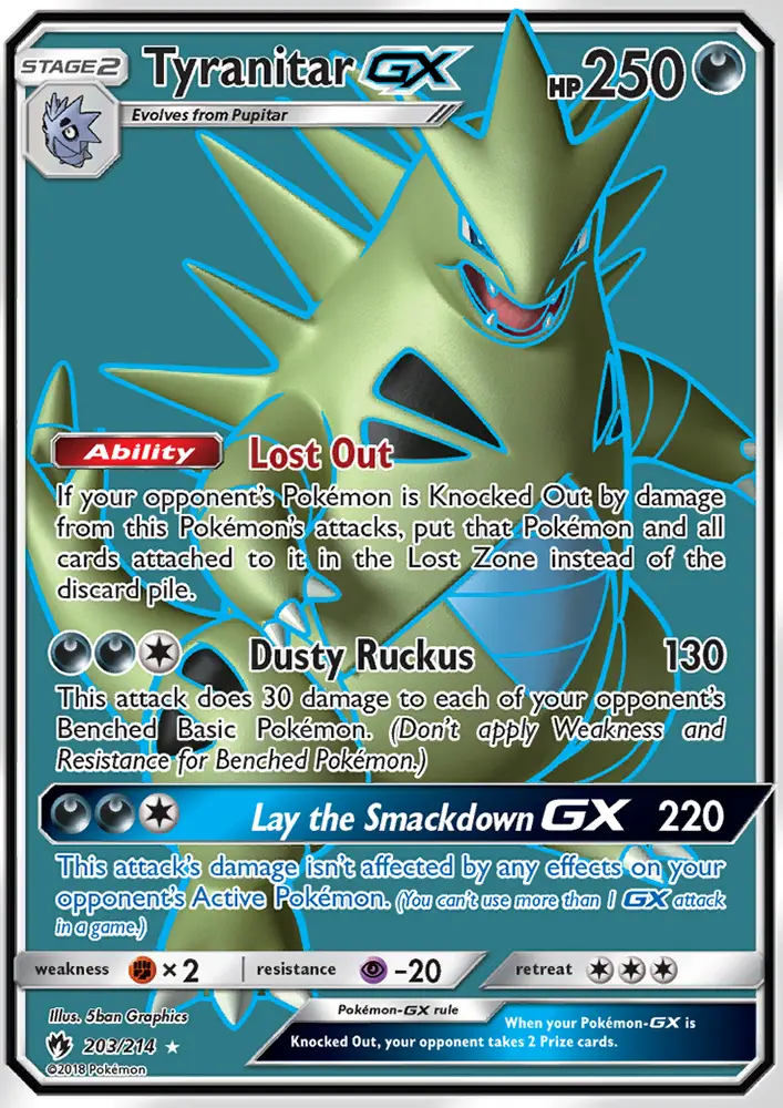 Tyranitar GX - 203
