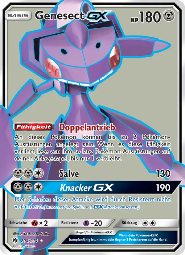 Genesect GX - 204