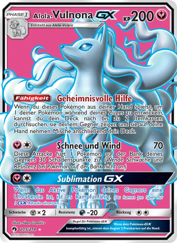Alola Vulnona GX - 205