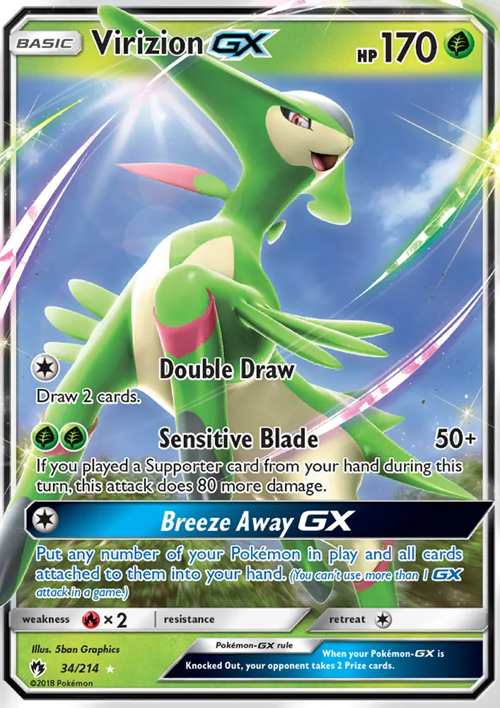 Virizion GX - 34