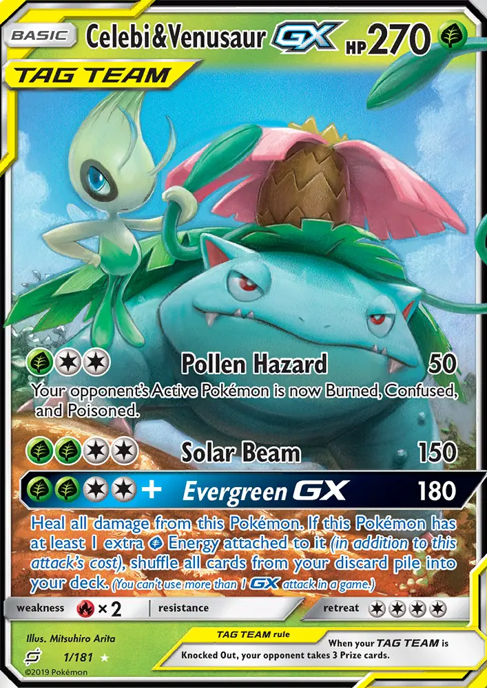 Celebi & Venusaur GX - 1