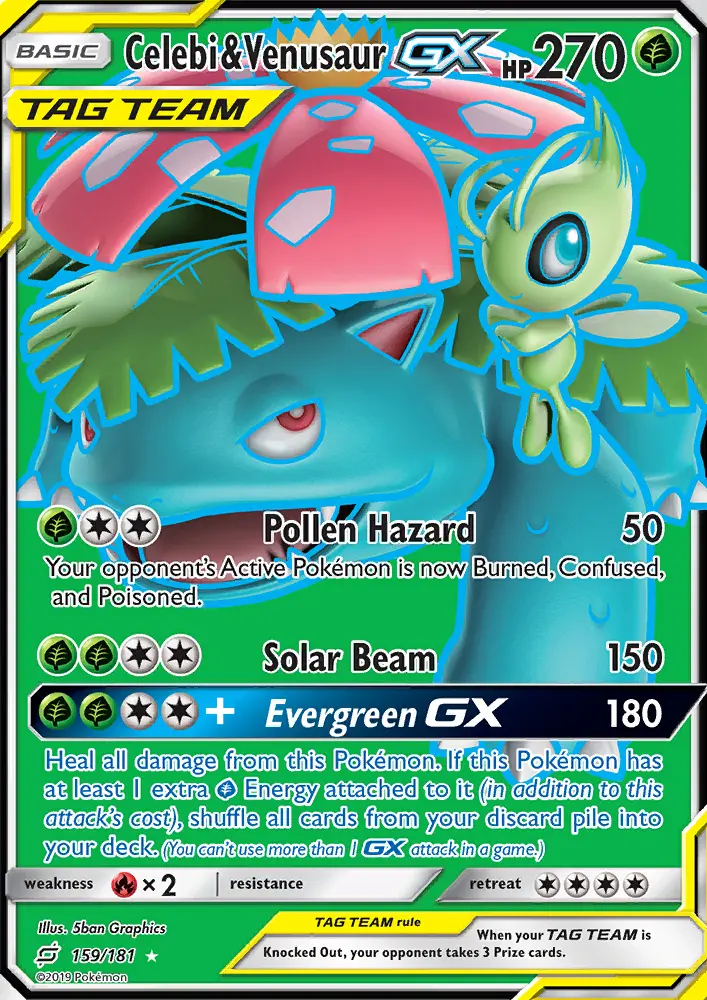 Celebi & Venusaur GX - 159