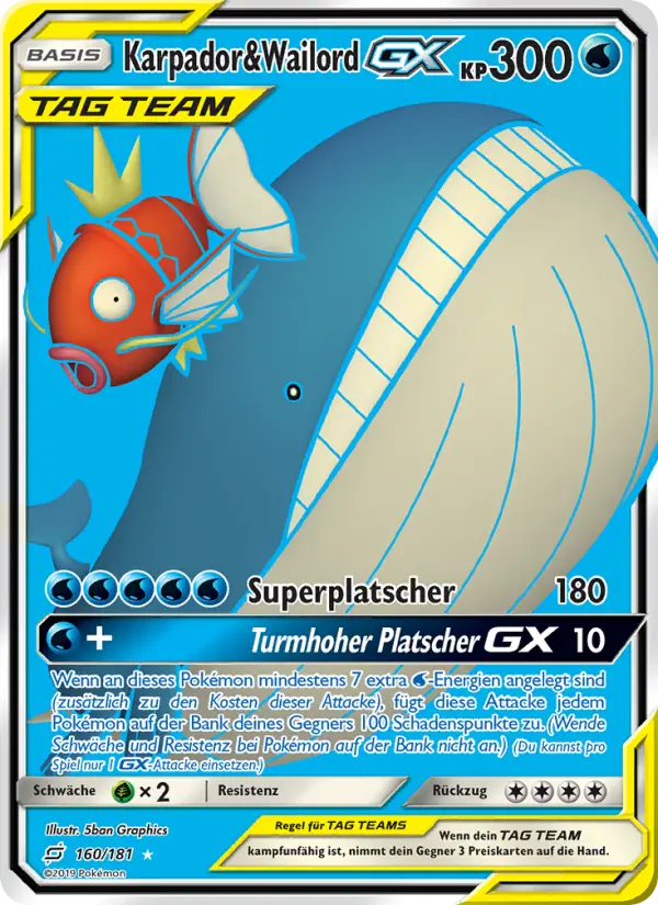 Karpador & Wailord GX - 160