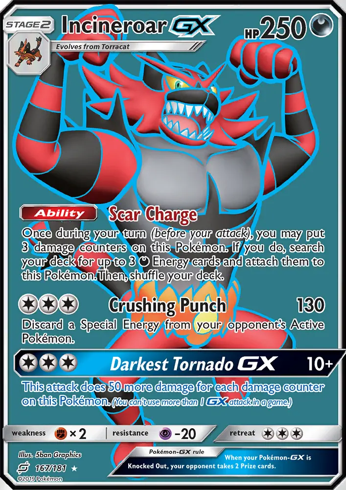 Incineroar GX - 167