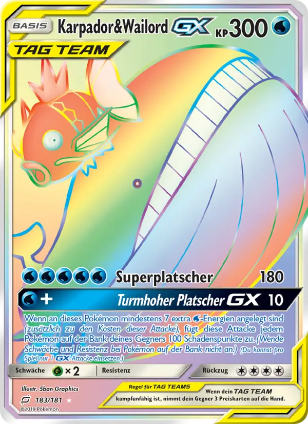 Karpador & Wailord GX - 183