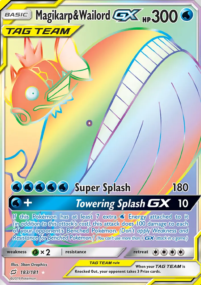 Magikarp & Wailord GX - 183
