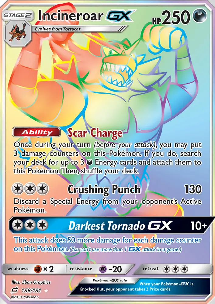 Incineroar GX - 188