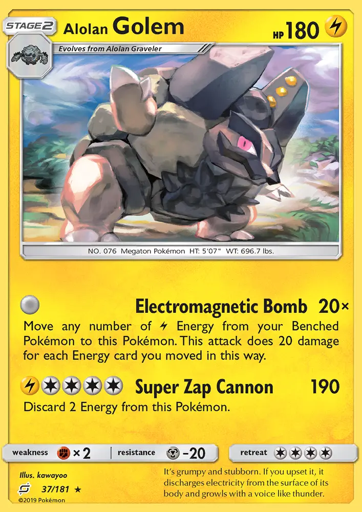 Alolan Golem - 37