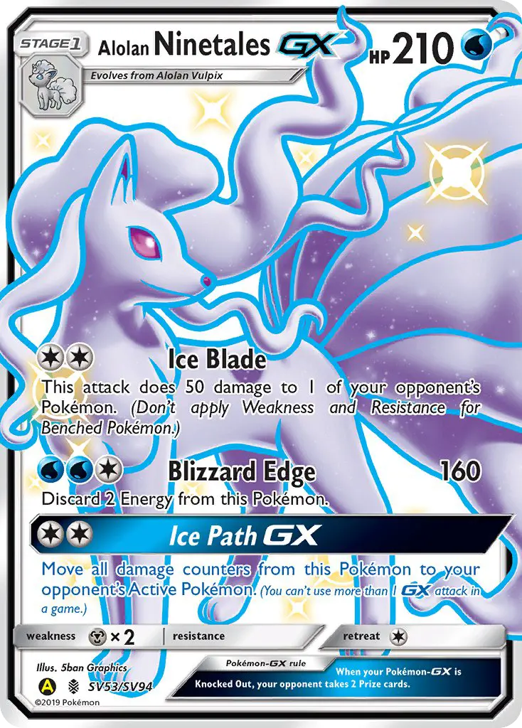 Alolan Ninetales-GX - SV53