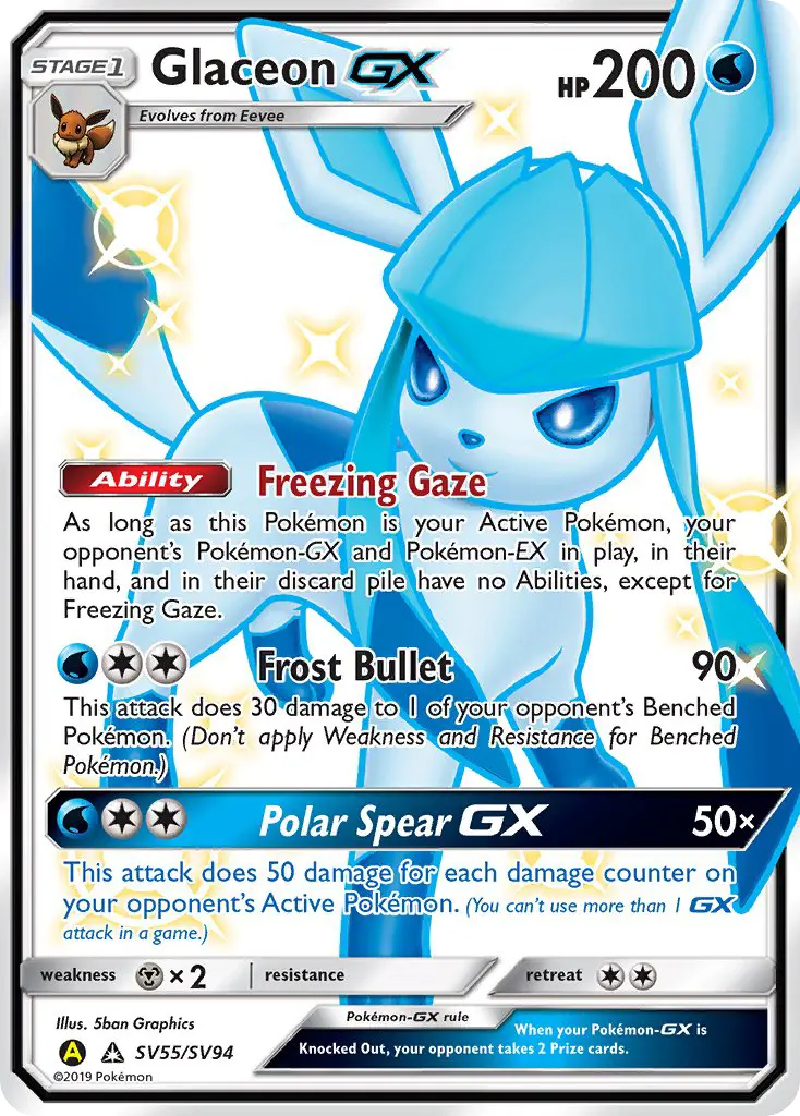 Glaceon-GX - SV55
