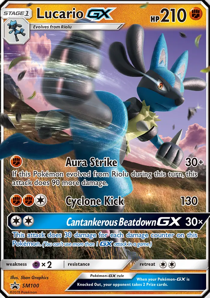 Lucario GX - SM100