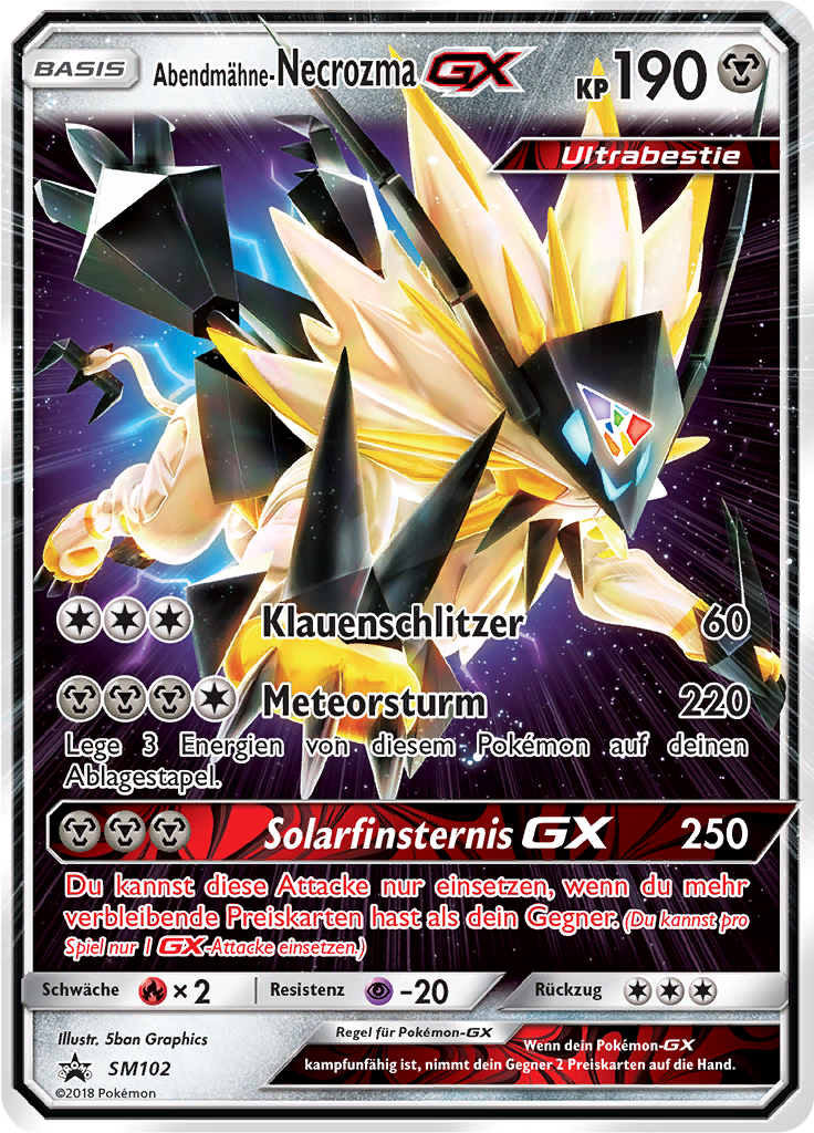 Abendmähne-Necrozma GX - SM102